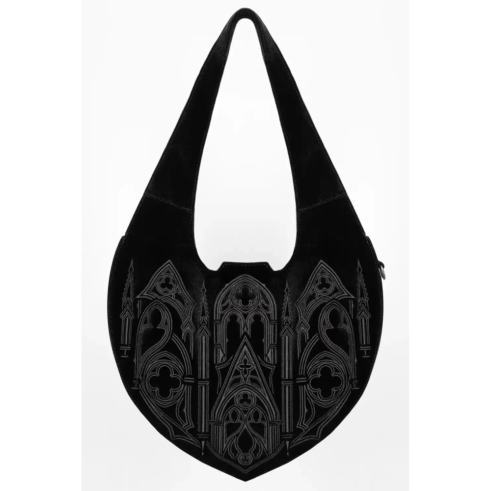 Restyle - Velouria Shoulder bag - Black/Grey